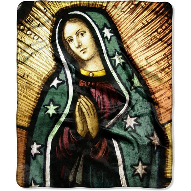 Super Soft Guadalupe Raschel Throw Blanket 50/" X 60/"
